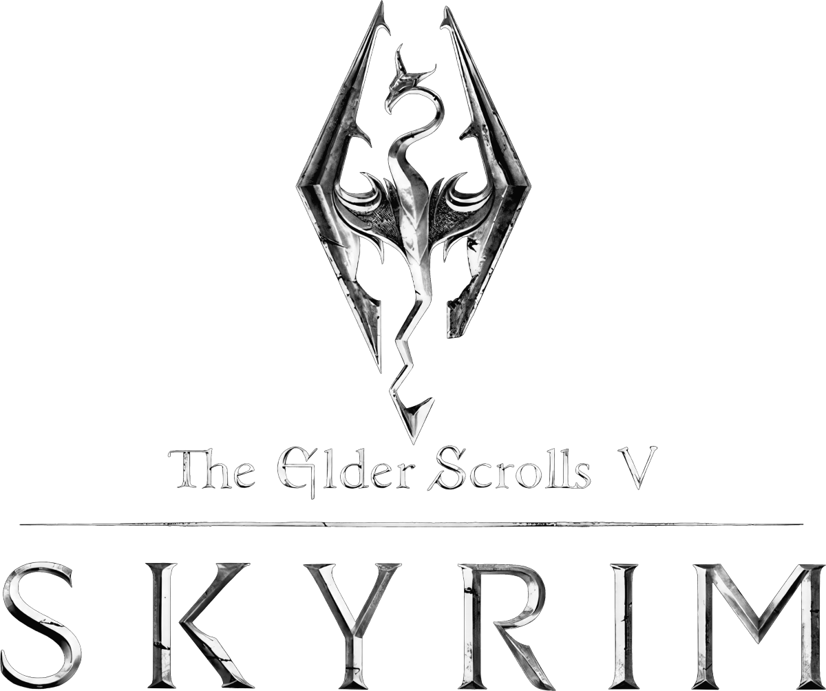 Elder Scrolls V Skyrim logo for Xbox 360